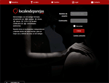 Tablet Screenshot of localesdeparejas.com
